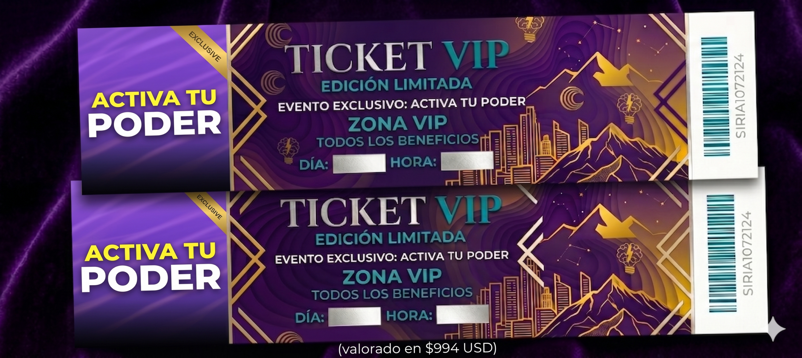 Activa tu Poder Tickets VIP Activa tu Poder Tickets VIP